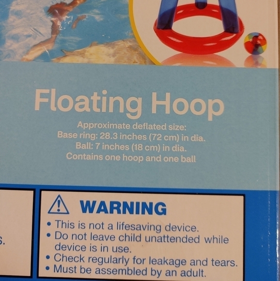 NWOT Sun & Sky Floating Hoop for pools - Picture 4 of 9